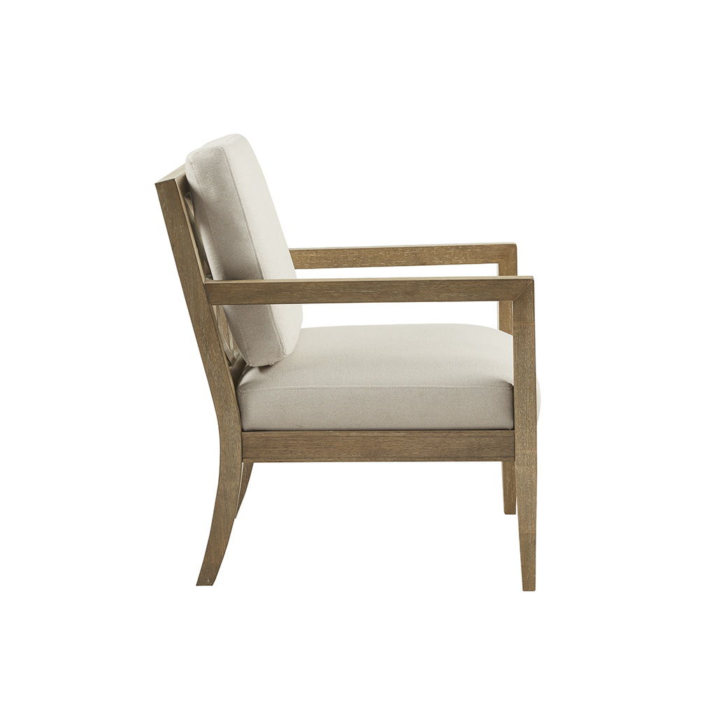 Tage - Upholstered Accent Armchair - Ivory