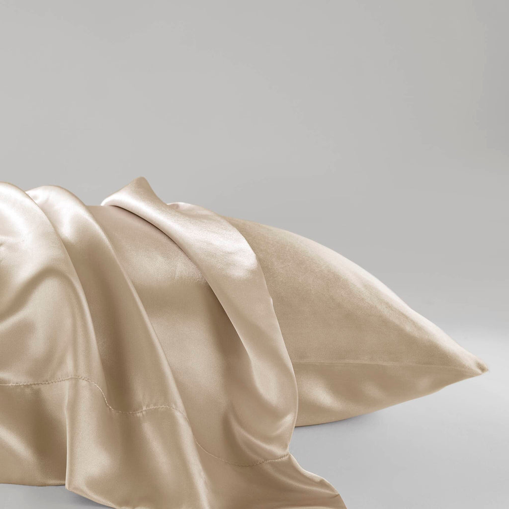 Satin - King Luxury Pillowcases (Set of 2) - Champagne