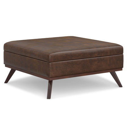 Owen - XL Square Coffee Table Storage Ottoman