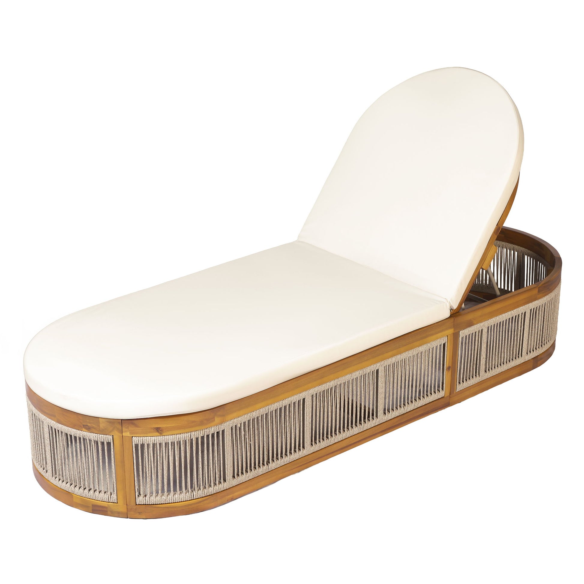 Chaise Lounge Set With 3 Position Adjustable