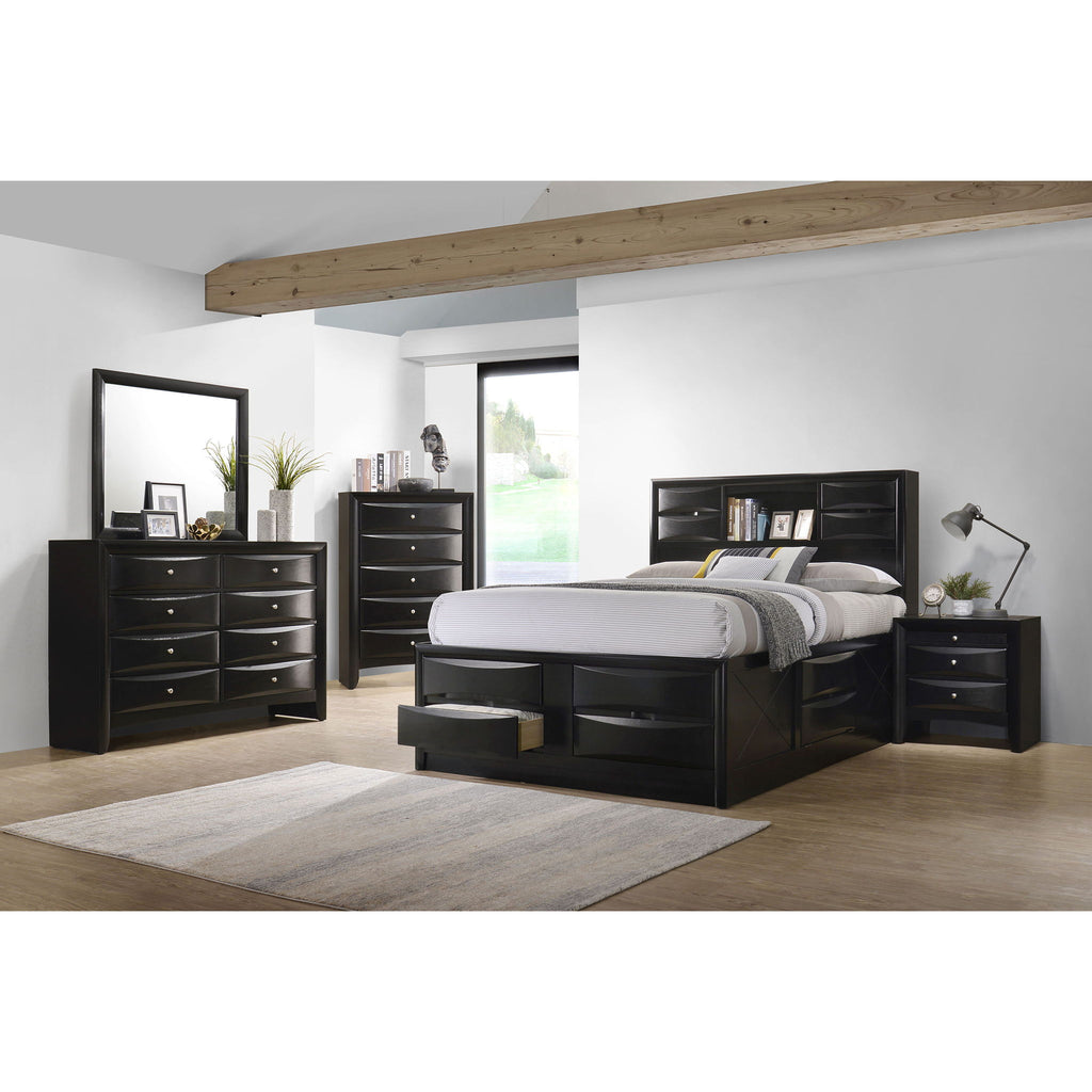 Palamino - 5 Piece Eastern King Bedroom Set - Black