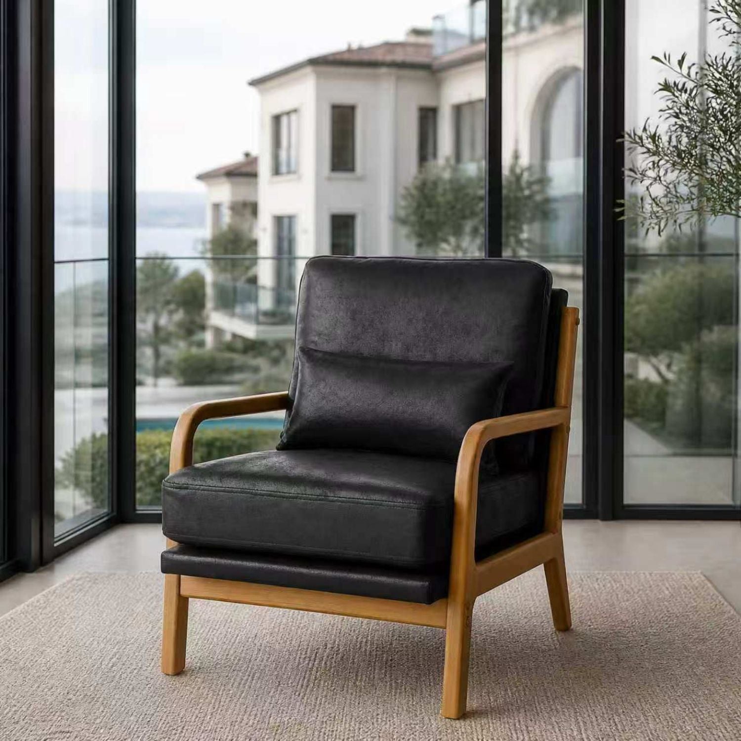 Lounge Chair Compact Design For Living Room