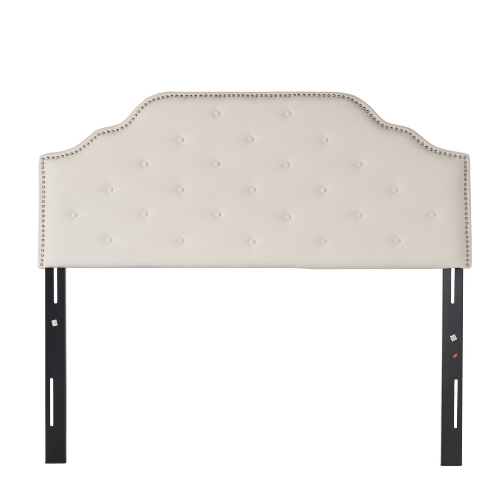 Charismatic - Size Headboard With Button Tufting And Nailhead Trim