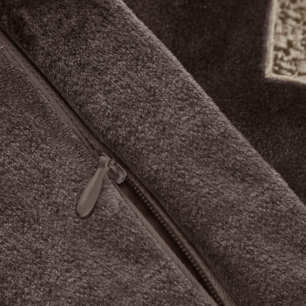 Clermont - European Pillow Sham - Brown