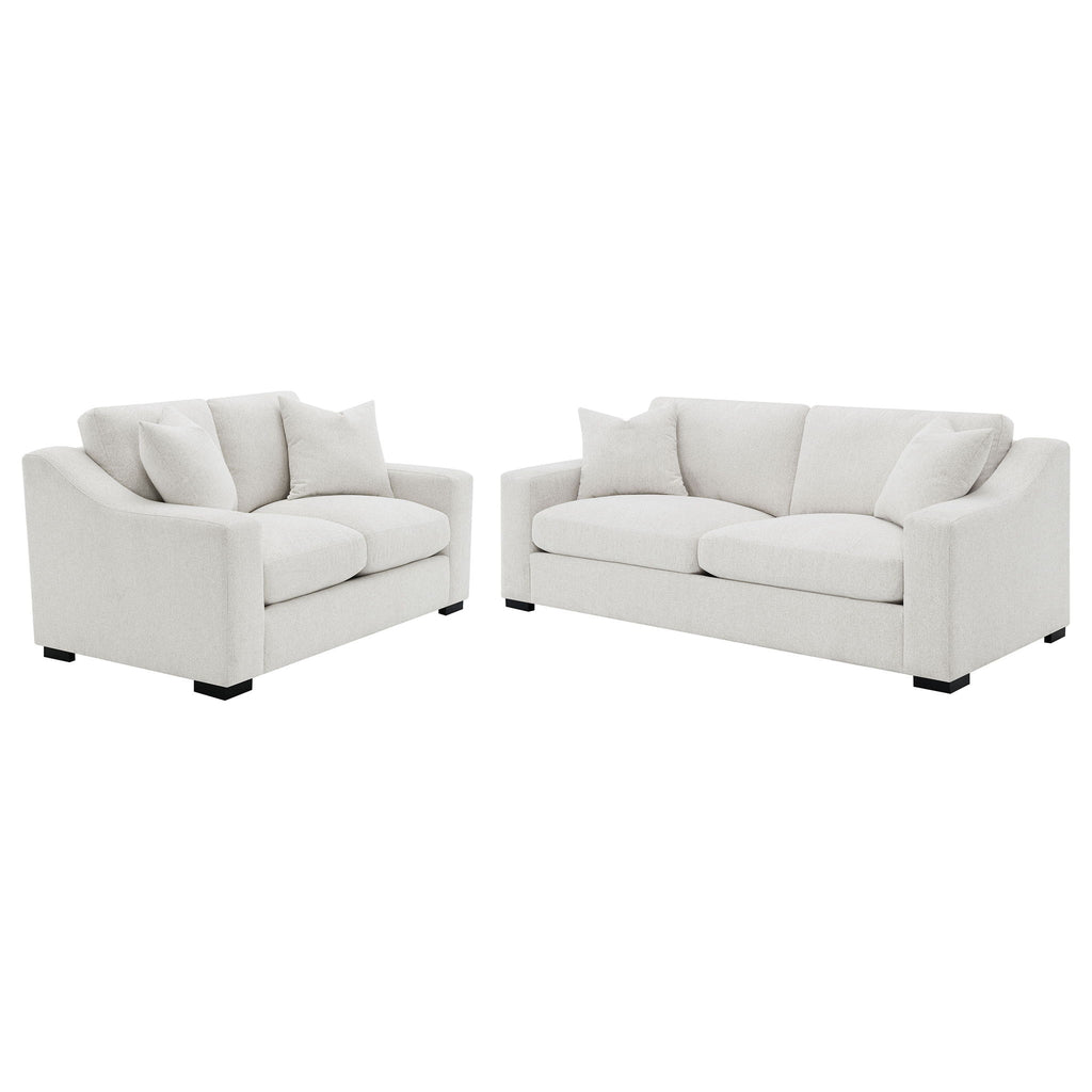 Chelan - Upholstered Track Arm Sofa Set With Curved Arms