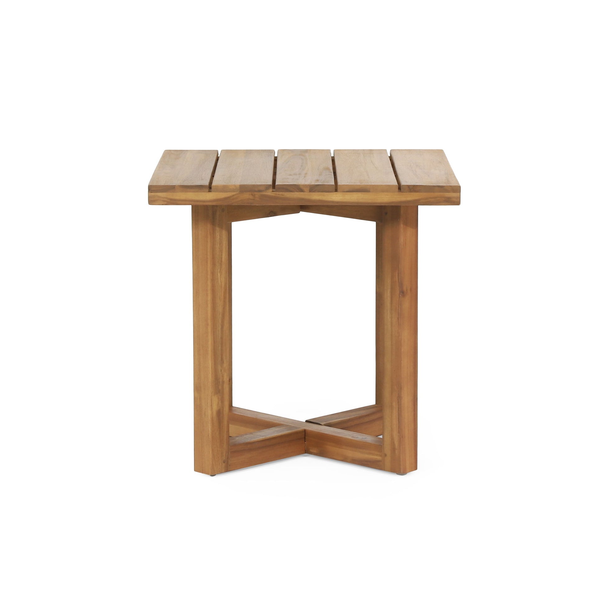 Ella - Square Side Table With Cross Stretcher Base