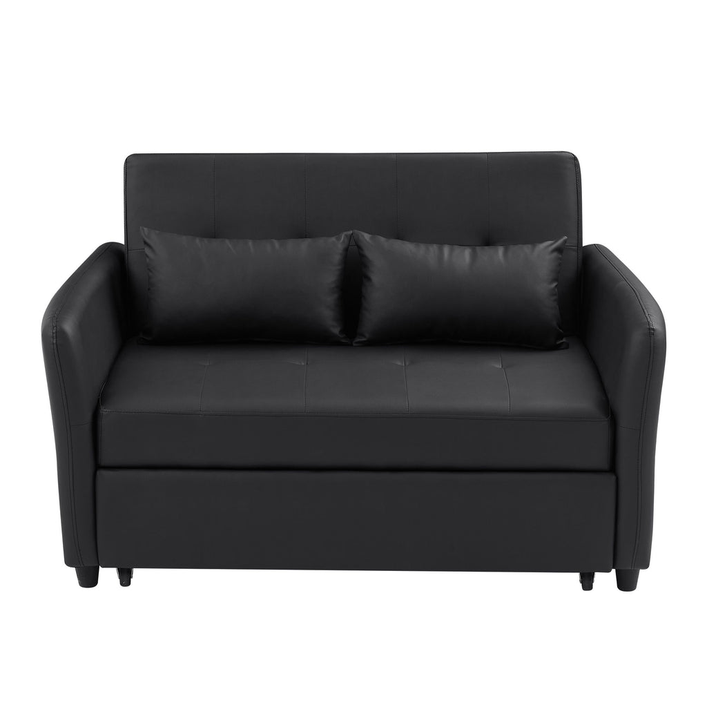 Convertible Sleeper Sofa Bed With 3 USB Ports