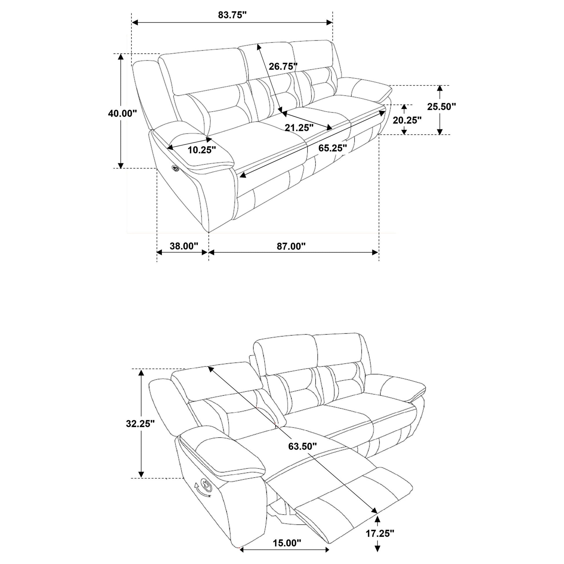 Brazelton - Pillow Top Arm Motion Living Room Set