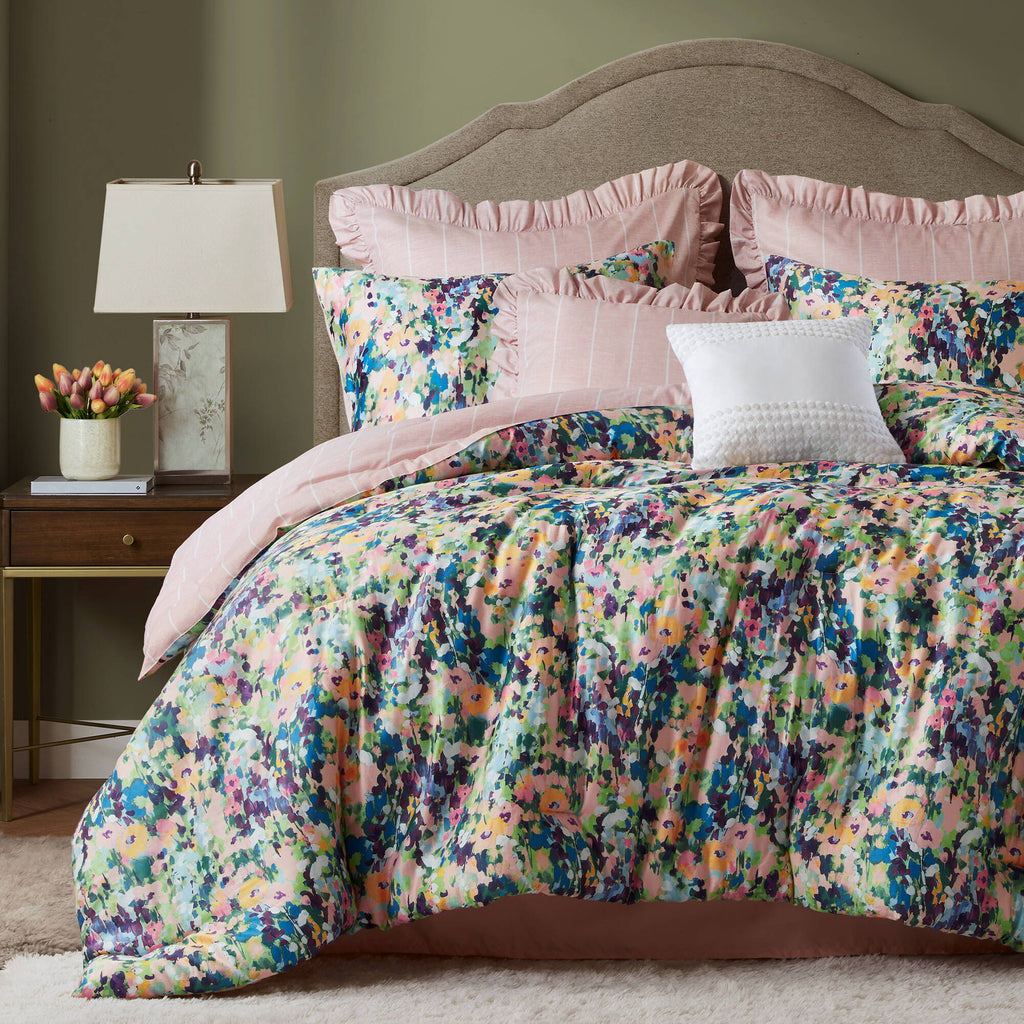 Ophelia - 8 Piece California King Comforter Set - Multi