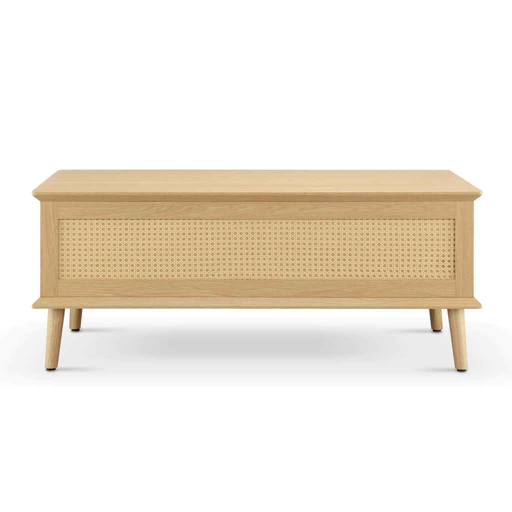 Teagan - Lift-Top Coffee Table With Storage - Natural