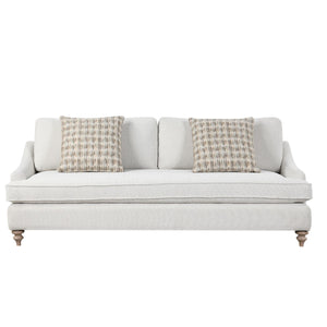 Sofa Single Reverable Cushion With 2 Pillows - Off White