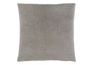 Pillow Square, Insert Included, Decorative Throw, Hypoallergenic - Gray