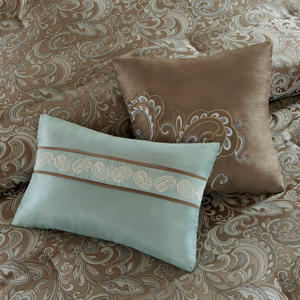 Brystol - Queen 24 Piece Room In A Bag - Blue