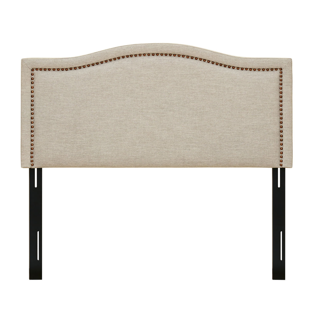Nadine - Queen Upholstery Headboard - Natural
