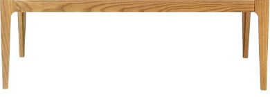 Gwynn - Frosted Glass Top Coffee Table - Natural