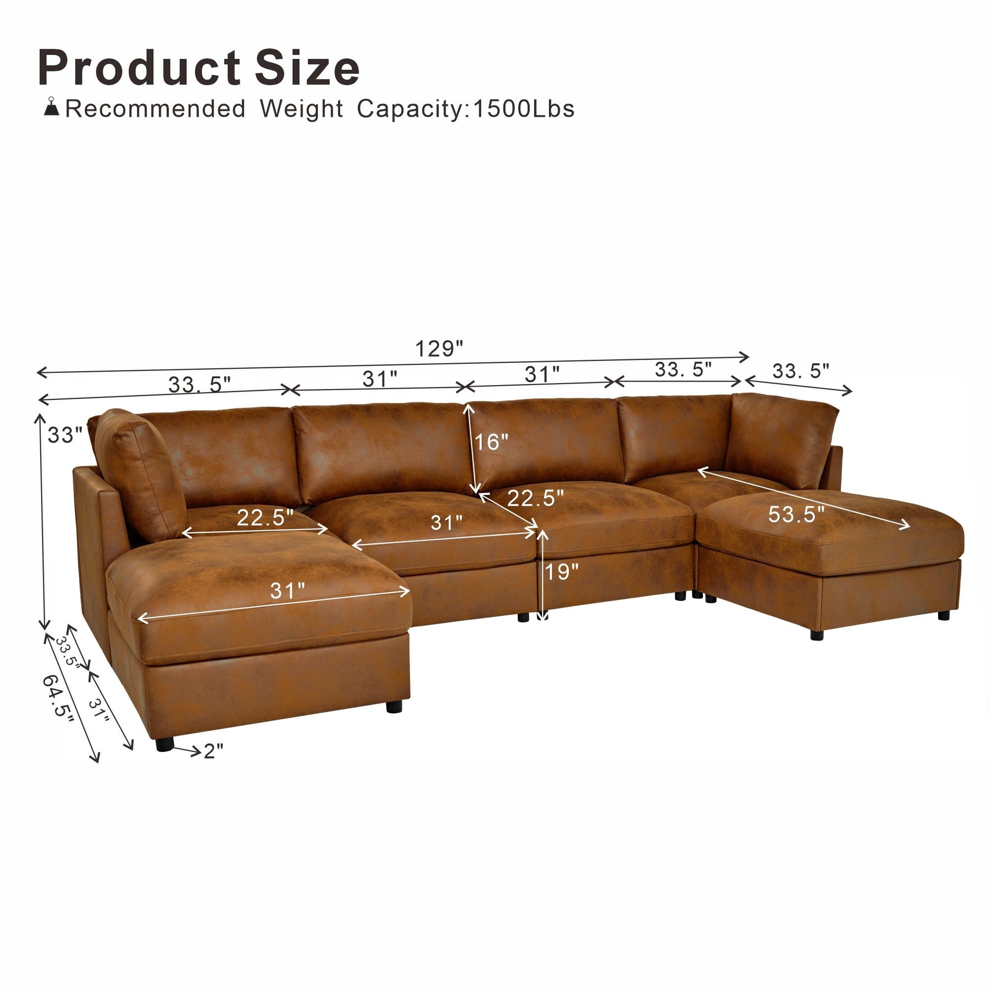 Modular Sectional With Custom Configuration