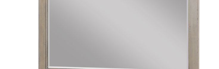 Scallop Shaped Mirror - White Poplar