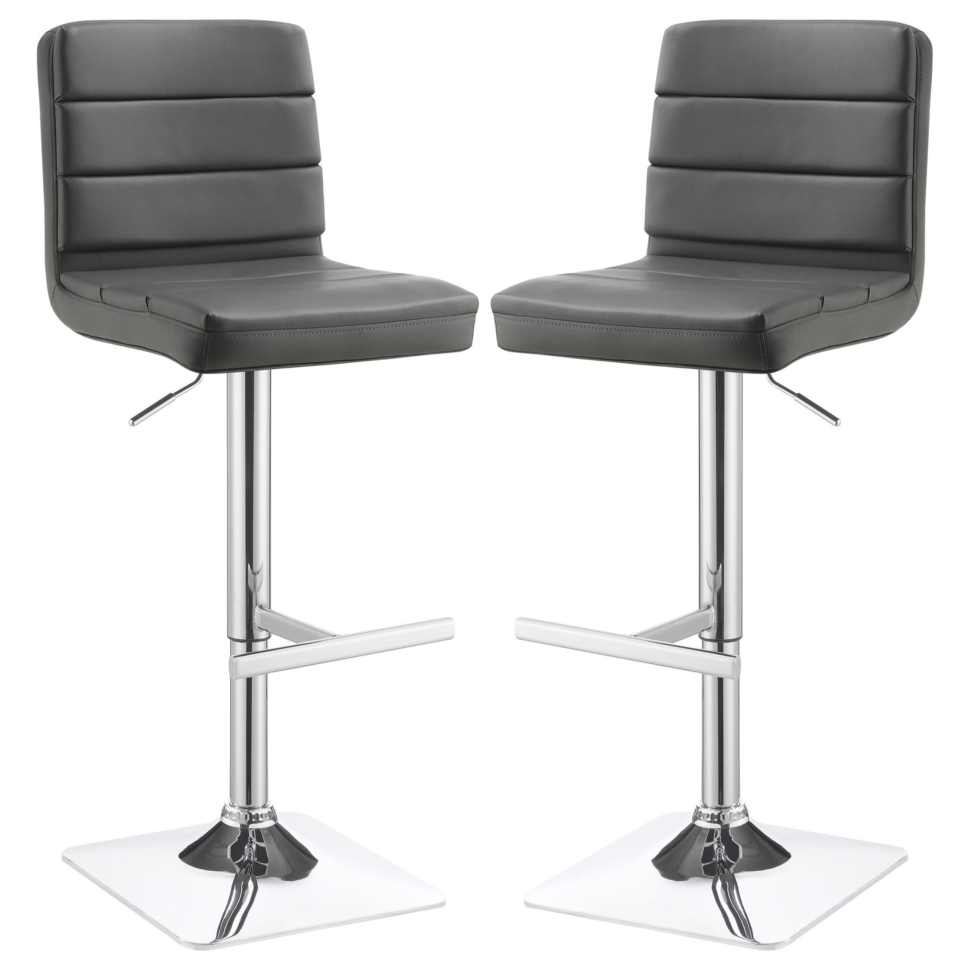 Adjustable Bar Stool (Set of 2) - Gray