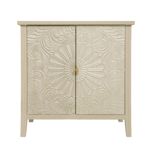2 Door Cabinet, American Furniture, Suitable For Bedroom, Living Room, Study - Natural