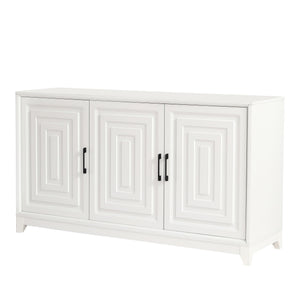 TV Stand, Media Console Cabinet With 2 Spacious Storage Space