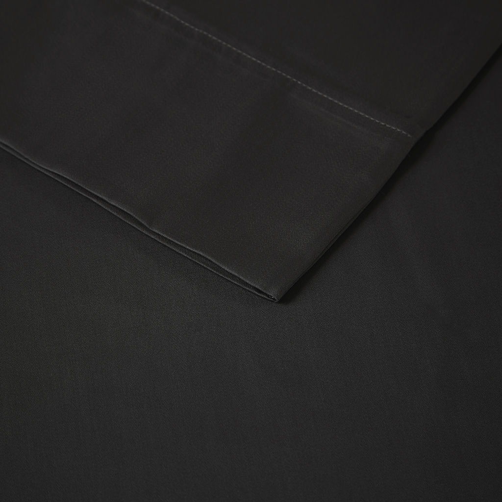 1500 Thread Count - 4 Piece Queen Blend Sheet Set - Black