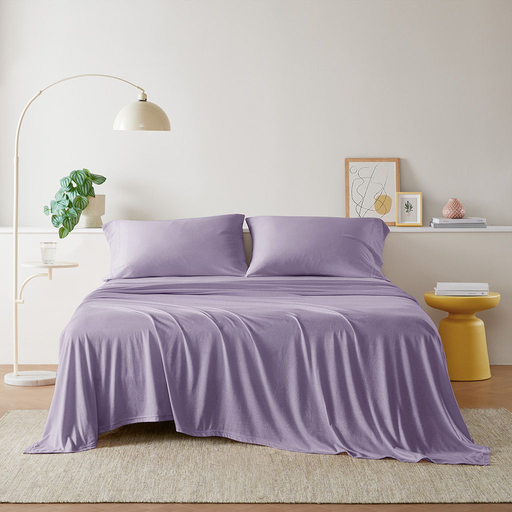Twin Long All Season Sheet Set - Purple
