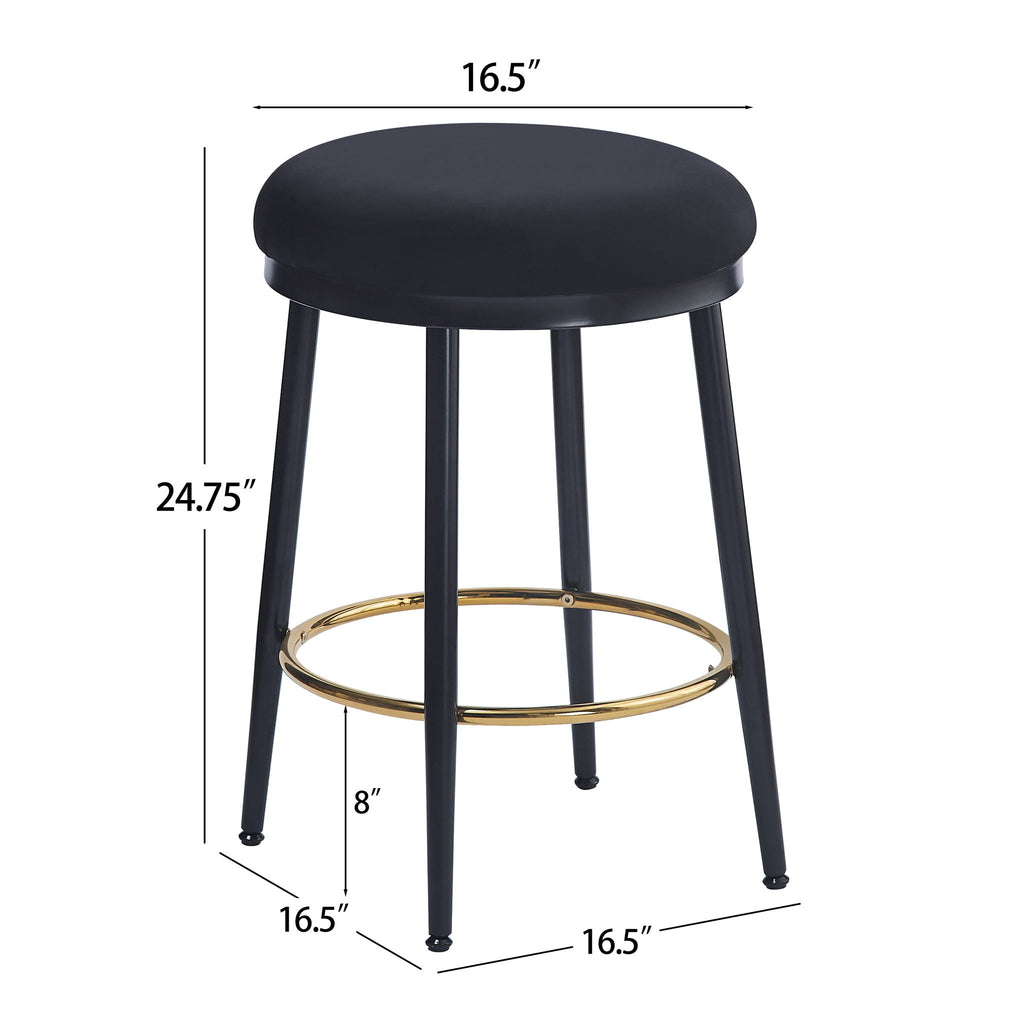 Stylish Design Counter Stools (Set of 2)