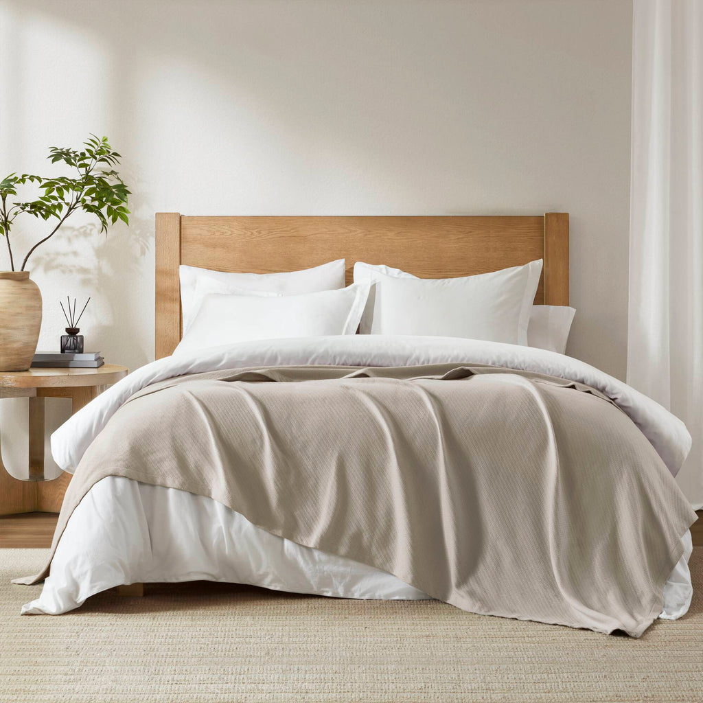 Liquid - Full/Queen Blanket - Beige