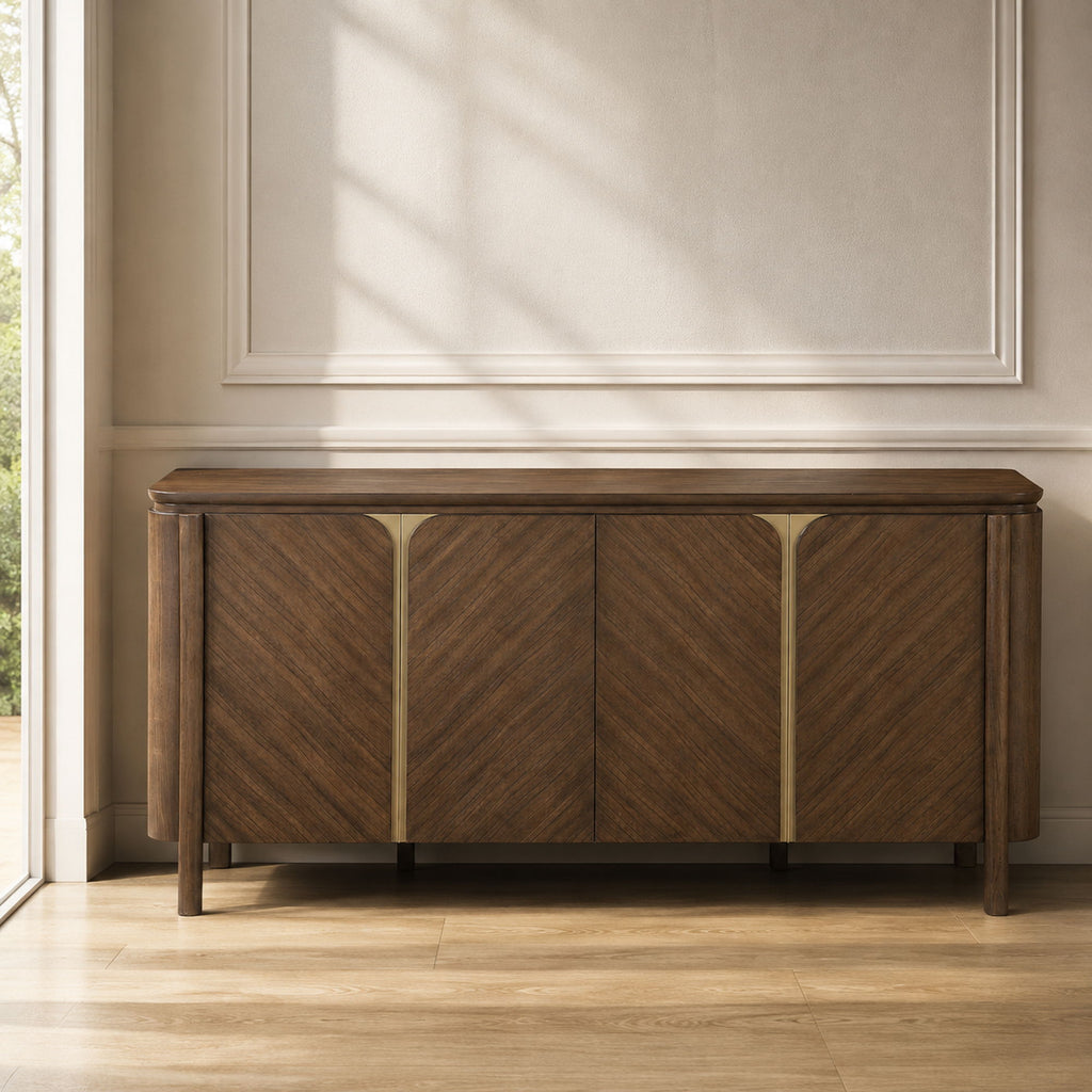 Ouida - Server - Brown / Gold