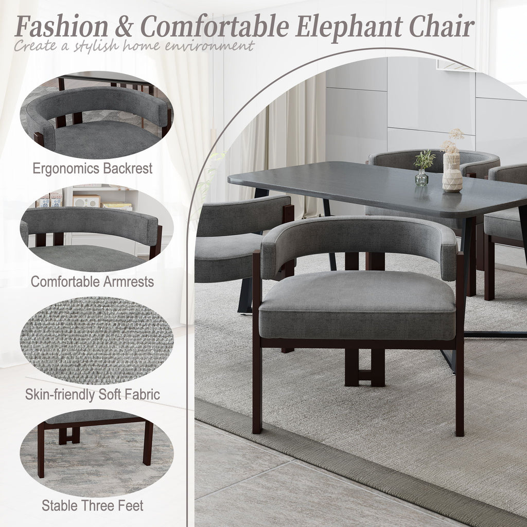 Modern Accent Teddy Upholstered Armchair