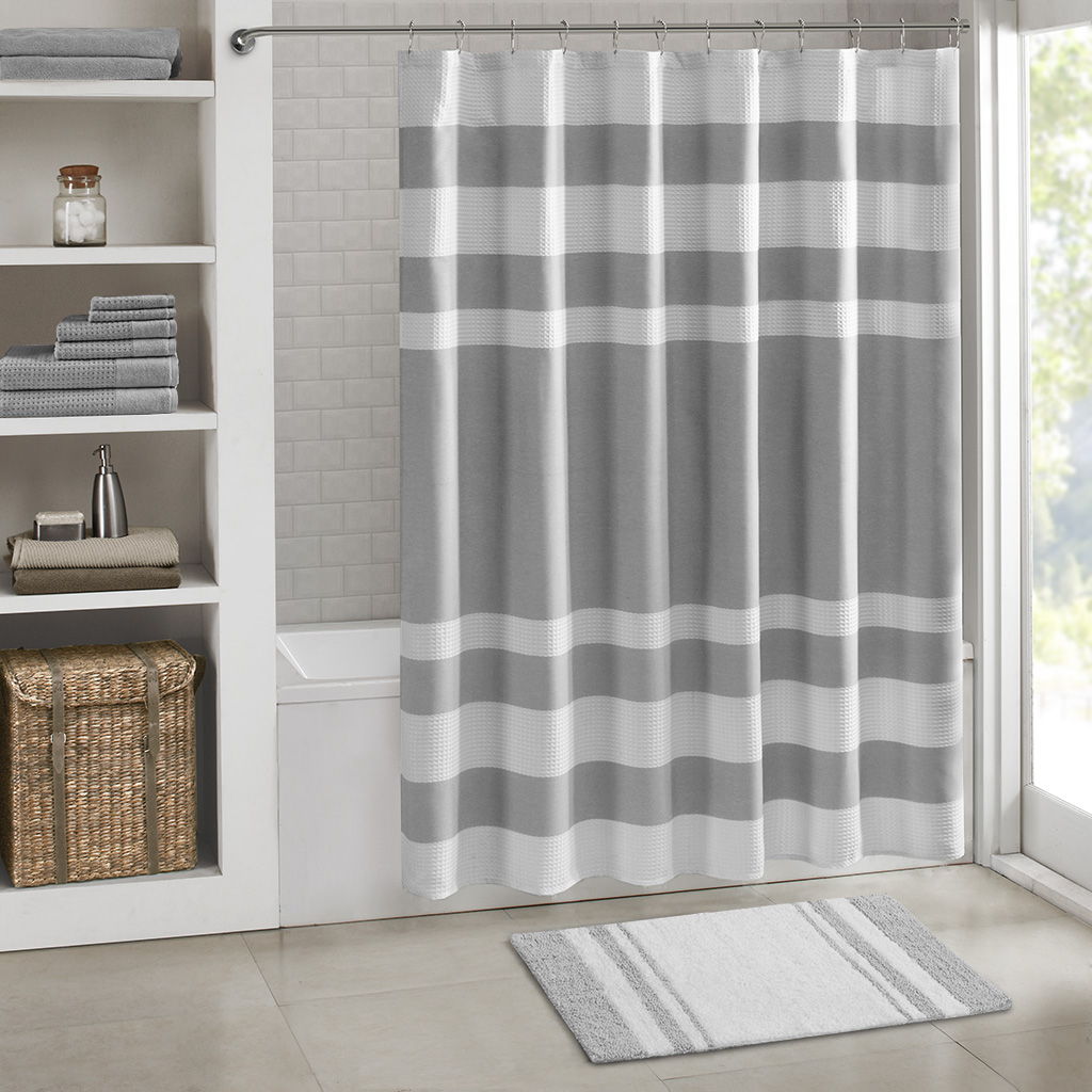 Spa - 20" x 30" Reversible Bath Rug - Gray