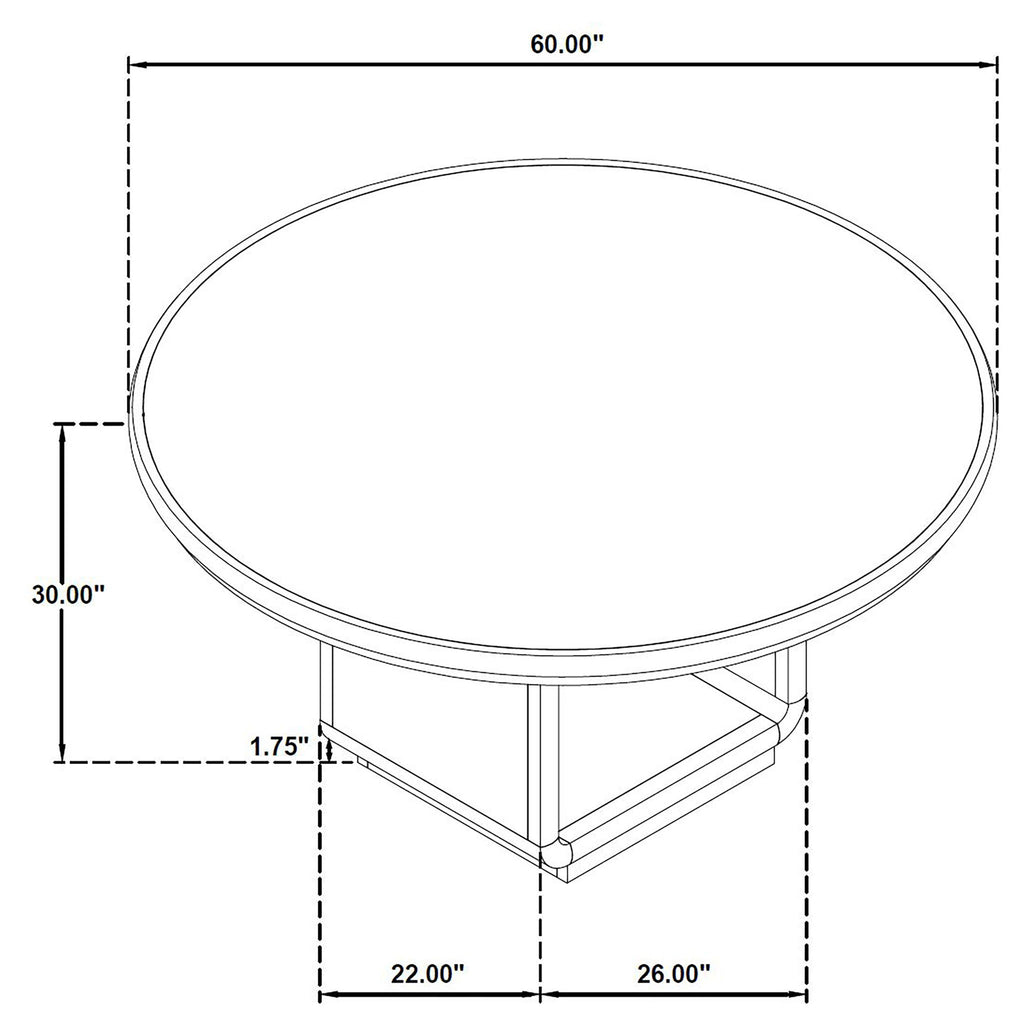 Bangor - Round Dining Table Set With Chairs