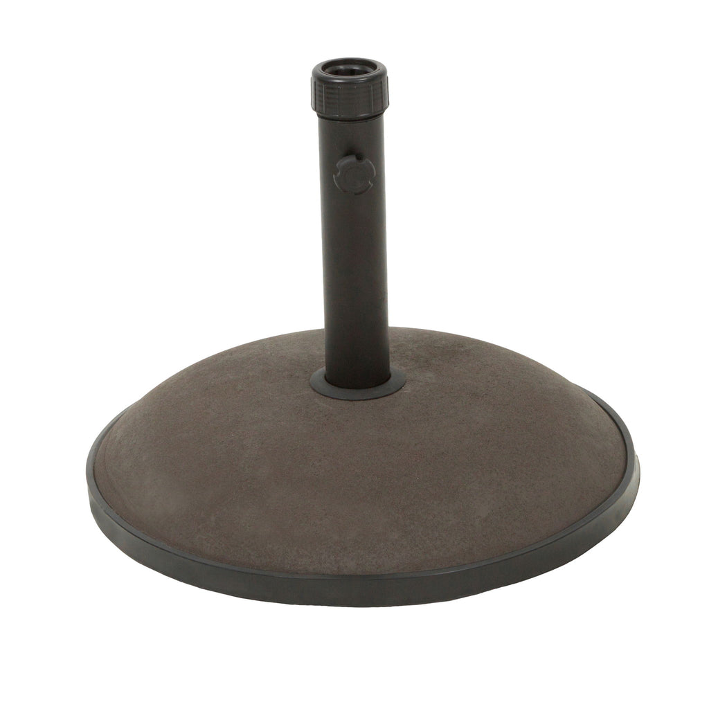 Holder Round Umbrella Base 33 Lbs Concrete - Brown