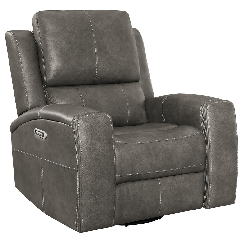 Boyce - Triple Power Swivel Recliner With Independent Adjustments