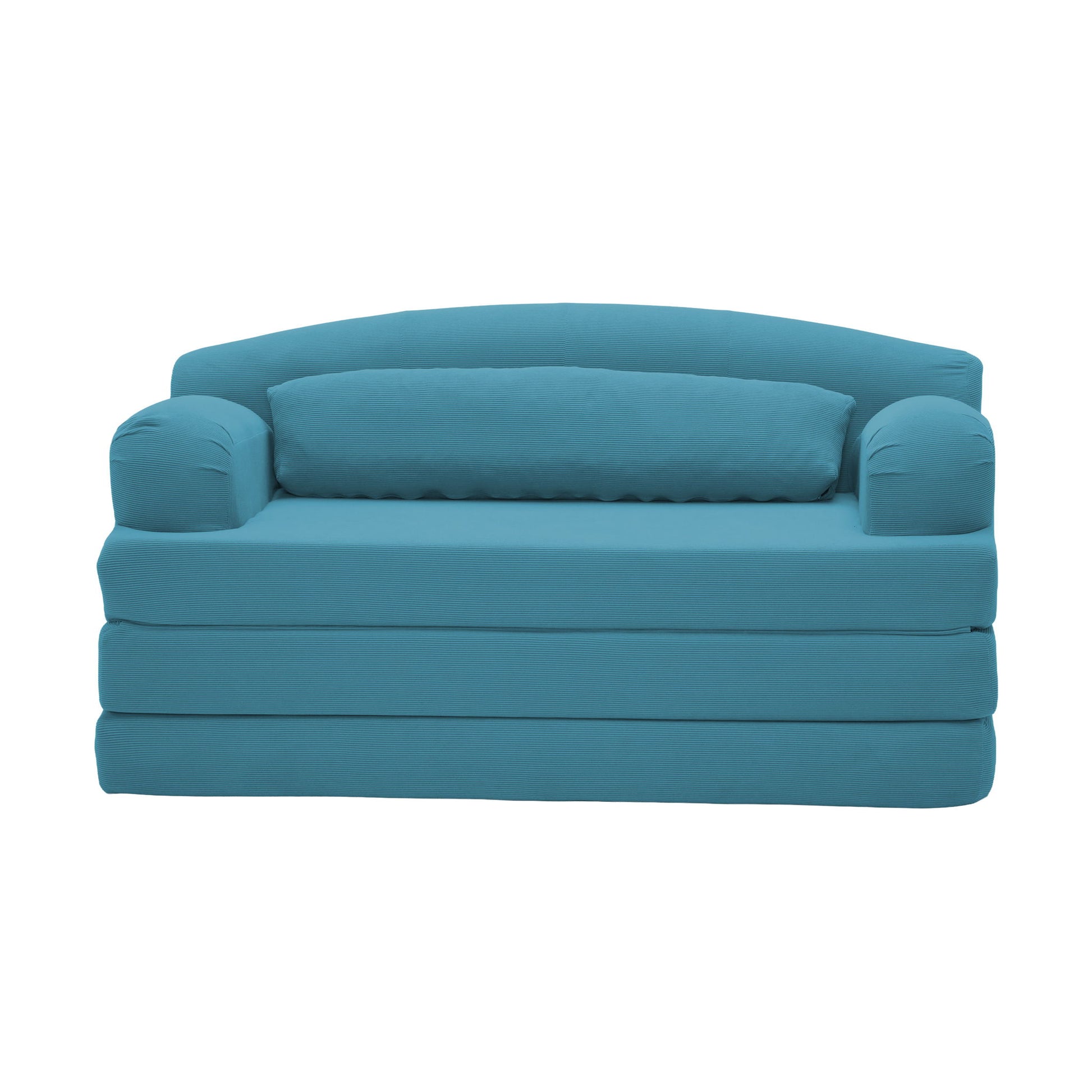 2 Seater Sofa Bed, Compact Foldable Floor Couch