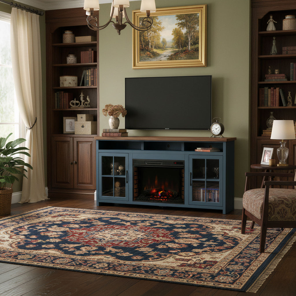 Nantucket - Fireplace TV Stand Console