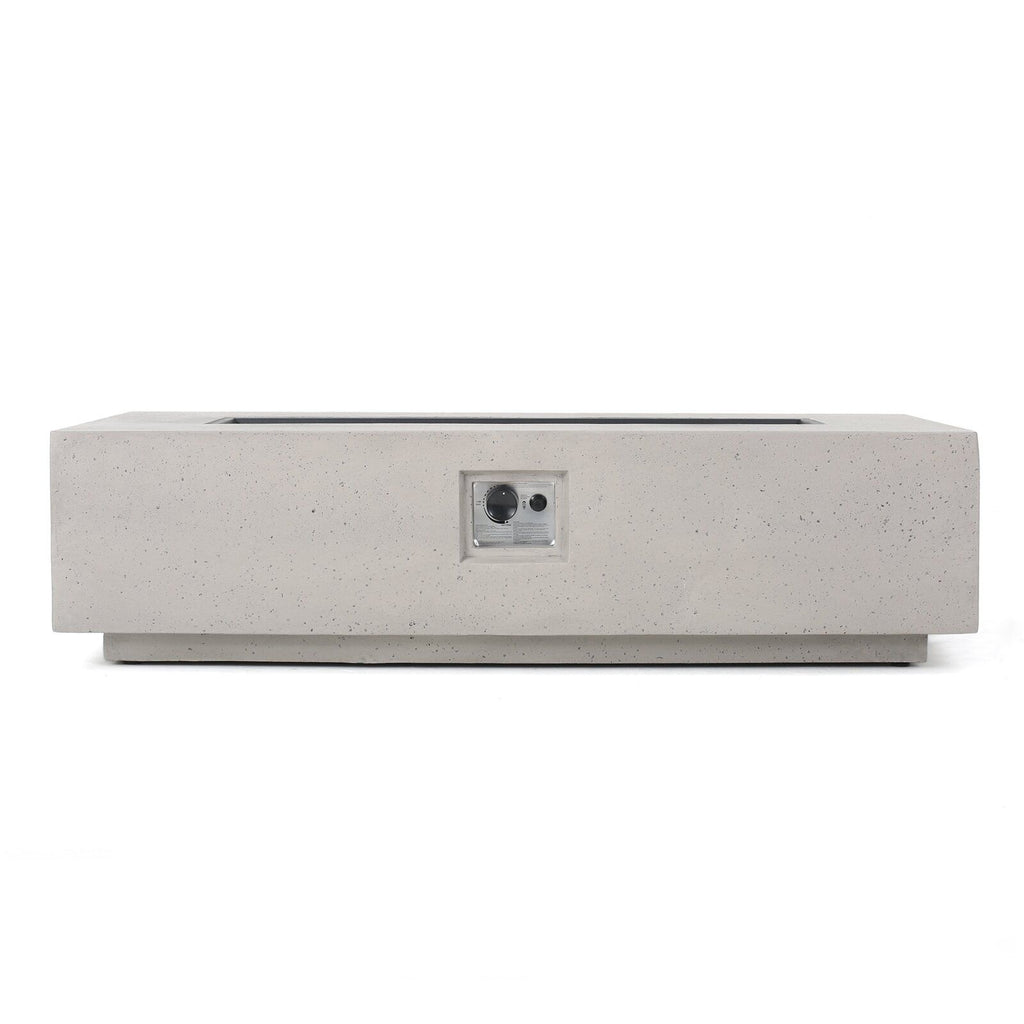 Modern Rectangle Fire Table 50, 000 Btu