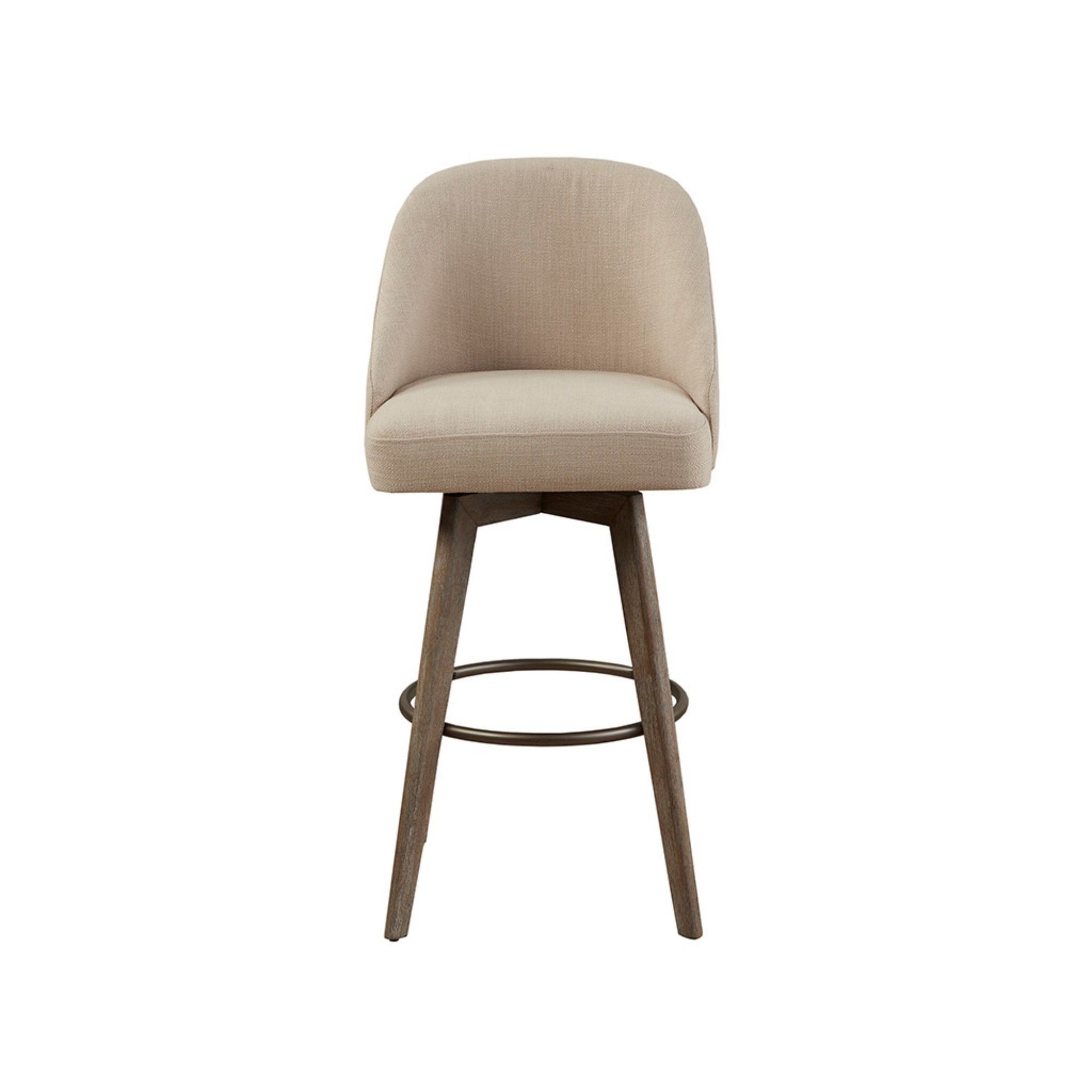 Bar Stool With Swivel Seat - Sand