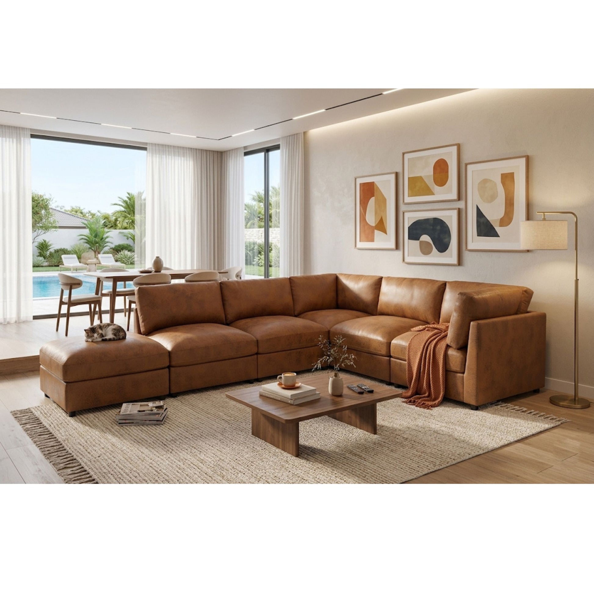 Modular Sectional With Custom Configuration