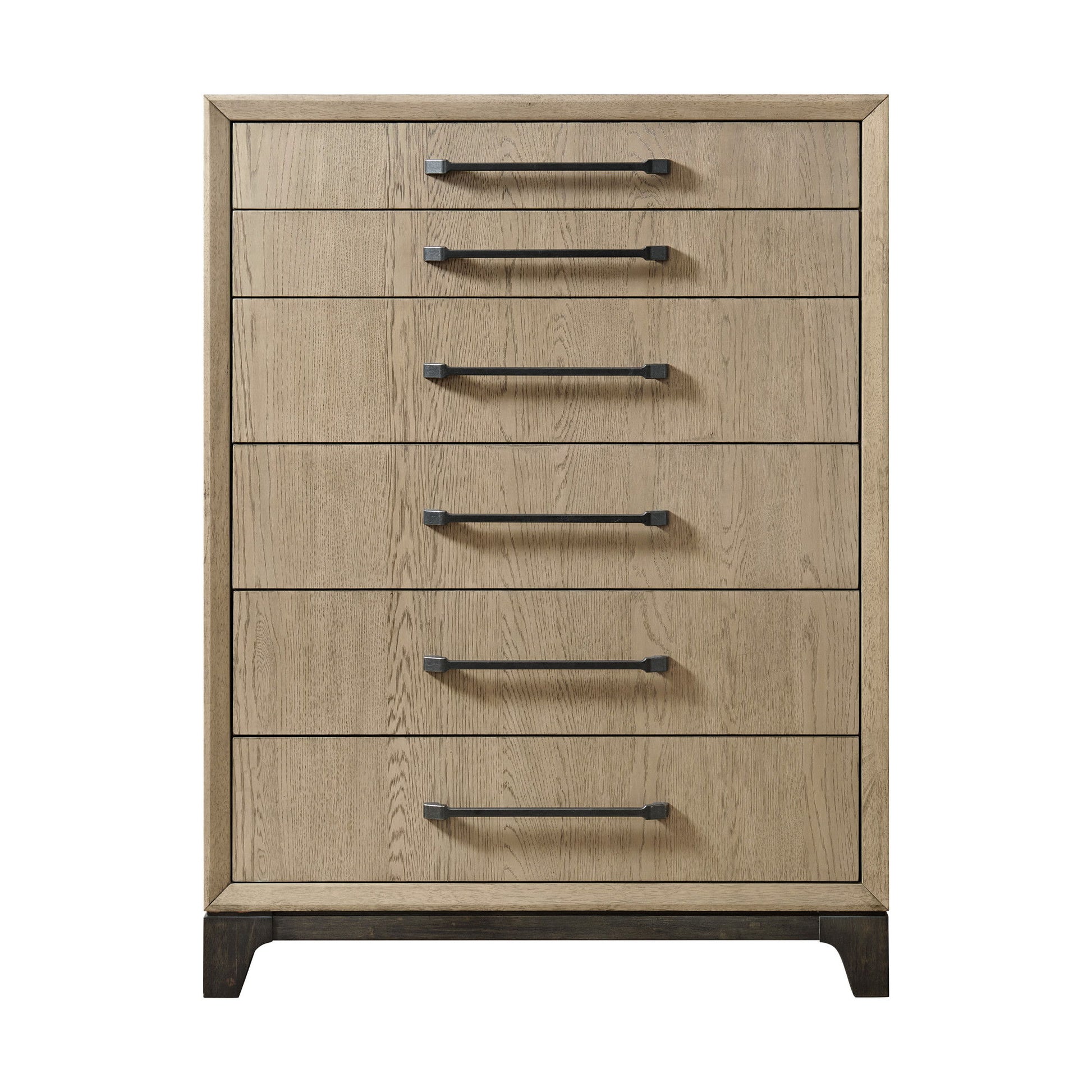 6 Drawer Chest With Smooth Glides - Brown
