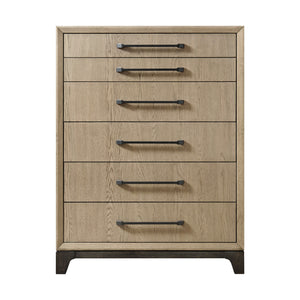 6 Drawer Chest With Smooth Glides - Brown