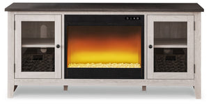 Dorrinson - TV Stand With Fireplace Insert