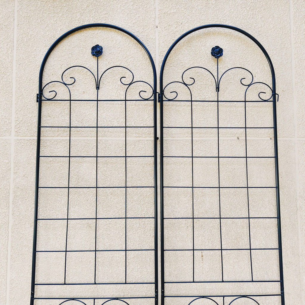 Metal Garden Trellis For Climbing Plants Outdoor Rustproof Plant Support Rose Trellis Netting Trellis