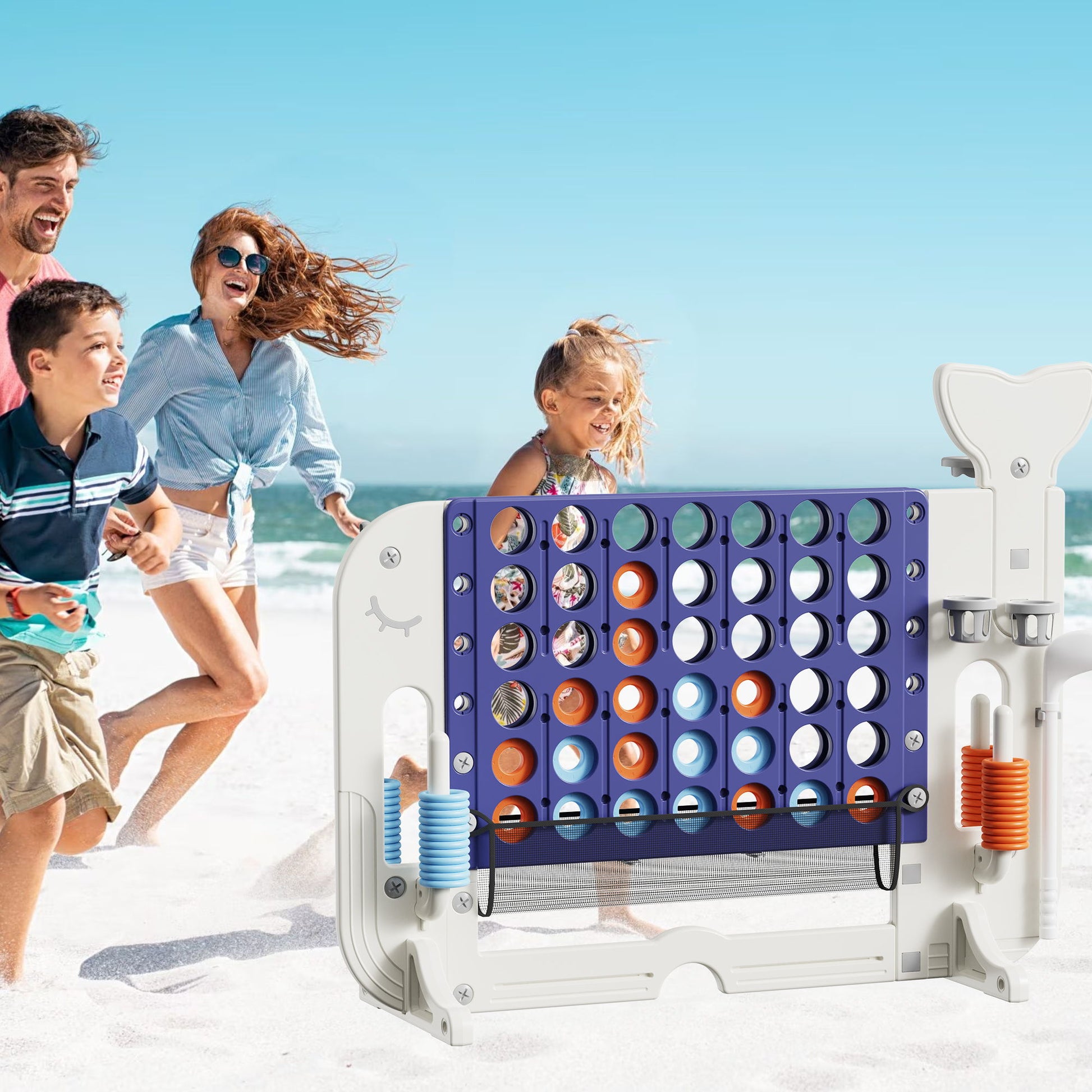 4 To Score Giant Game Set With Bag & Jumbo Connect 4