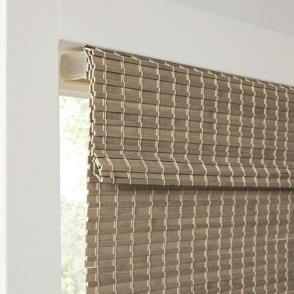 Eastfield - 35" Light Filtering Roman Shade - Natural Ash