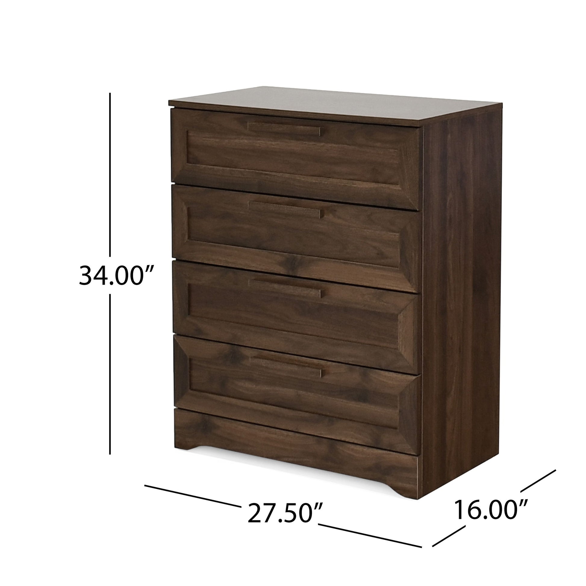 Broxon - Rustic Drawer Nightstand