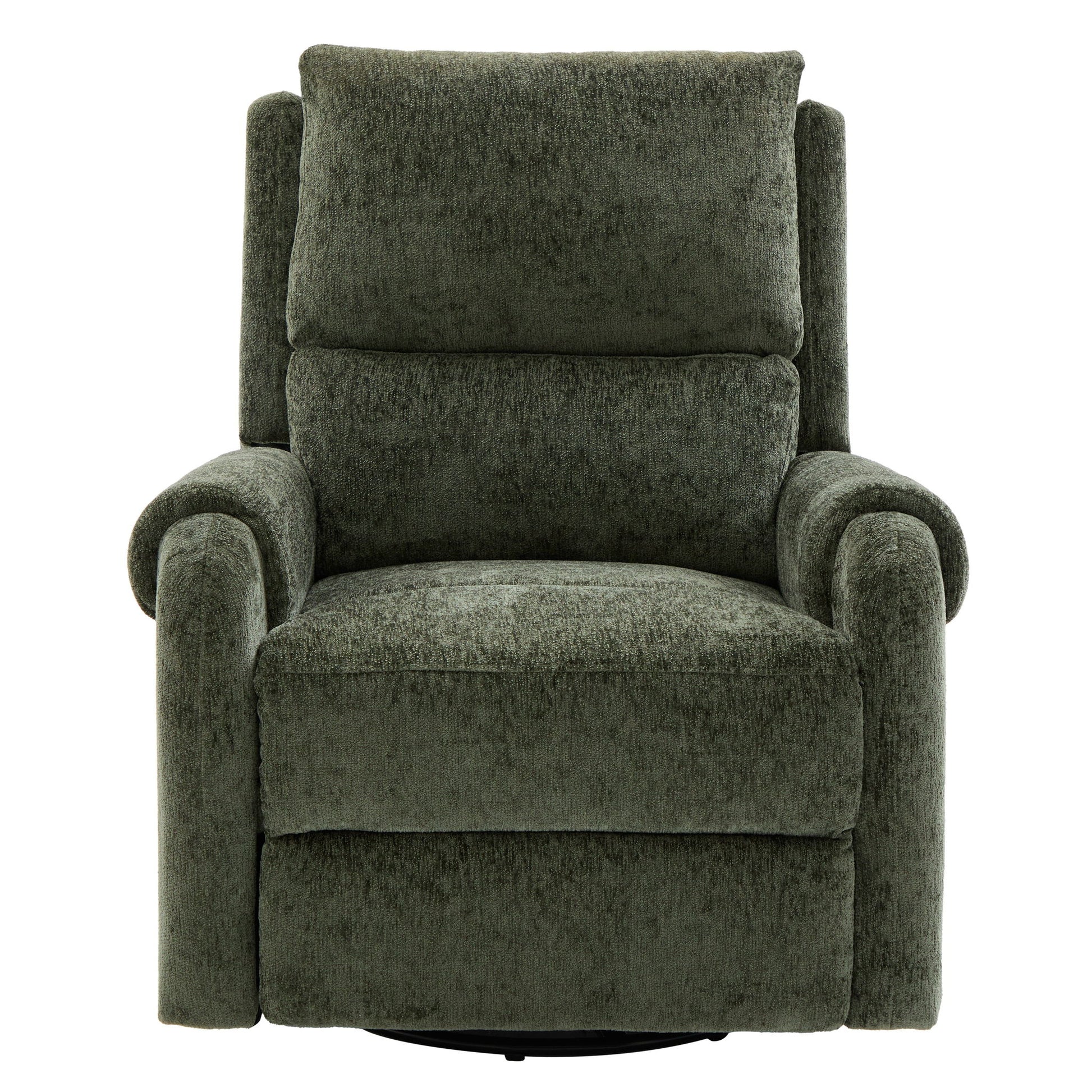 Manual Recliner Massage Chair With Swivel Rocker, 8 Massage Modes, Side Storage Pocket