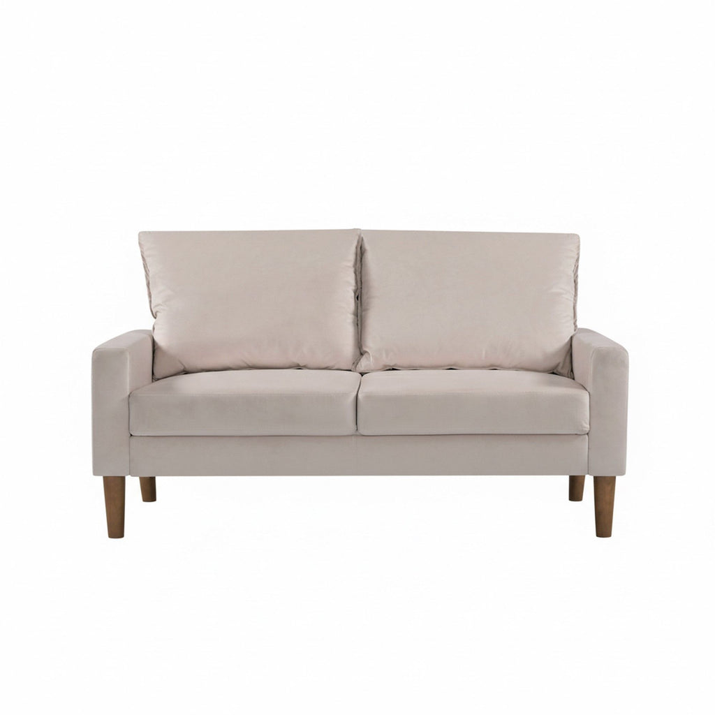 Upholstered Loveseat Sofa, 2 Seater Couch For Living Room Apartment