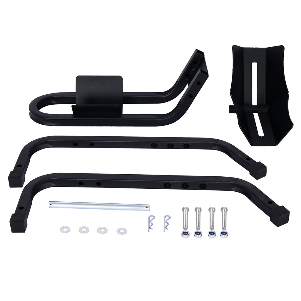 Heavy Duty Motorcycle Front Tire Chock For 17" 21" Wheels Stand 1200 Lbs Capacity - Black