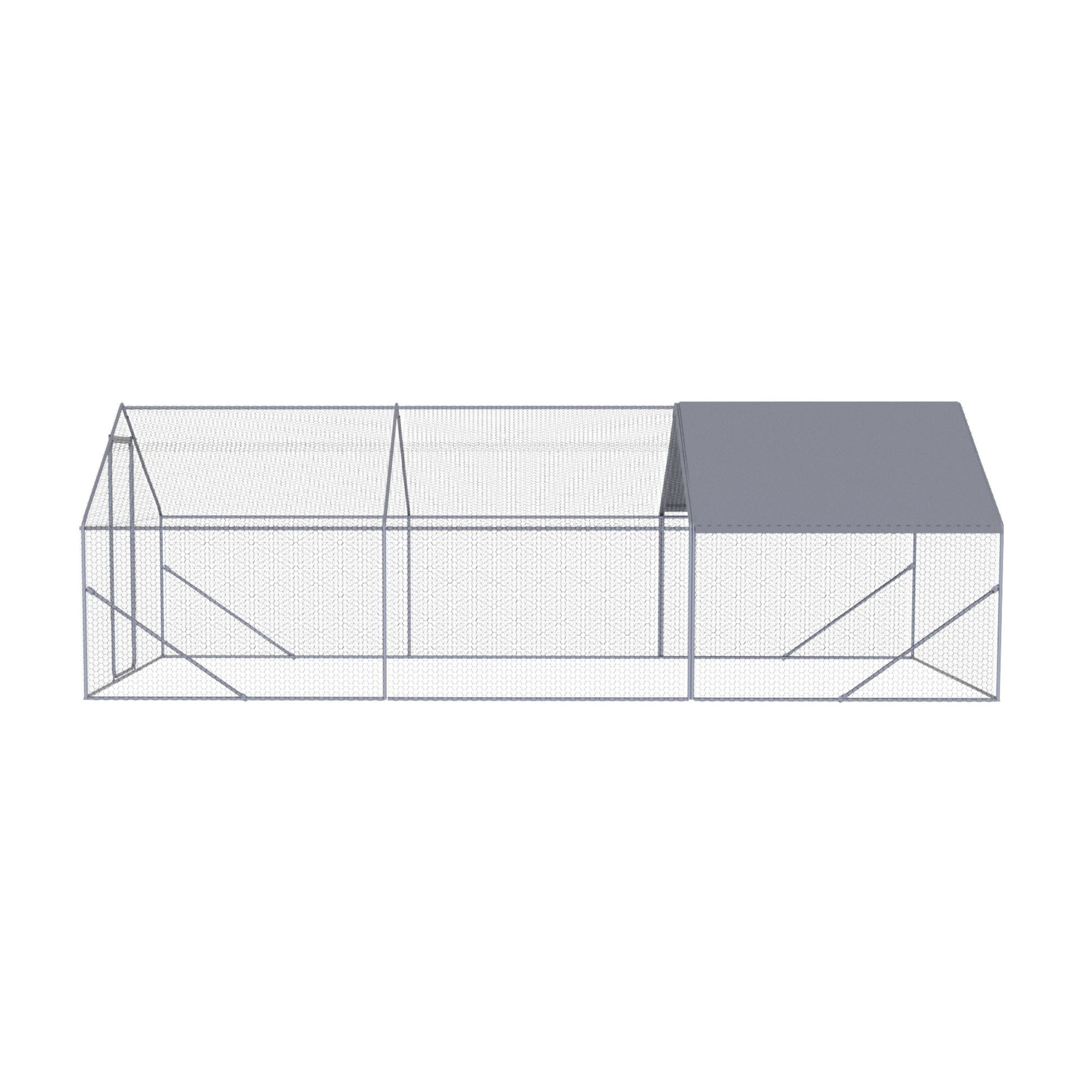Outdoor Chicken Coop Metal Big Space